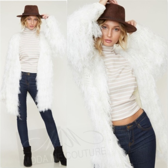 MODA ME COUTURE Sweaters - SOLD OUT - CHLOE Shag Cardigan